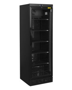 NordCap Glastürkühlschrank KU 385 G II BLACK