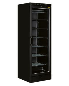 NordCap Glastürtiefkühlschrank TK 385 G BLACK