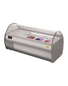 NordCap Auftisch-Eisvitrine MICROGEL 3