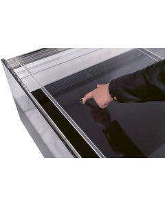 NordCap COOL-LINE Impuls-Kühlinsel FLATEY 1500 mit Plexi-Schiebescheiben
